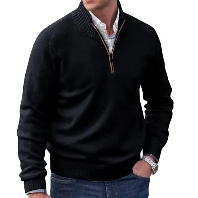 Wool Elegance: The Men's Knitted Sweater