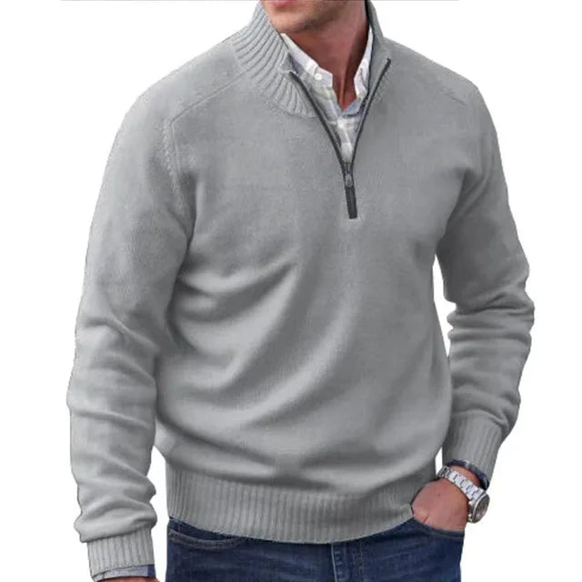 Wool Elegance: The Men's Knitted Sweater