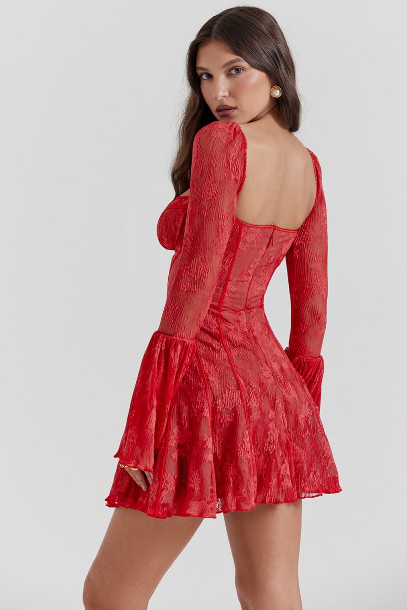 Robe corset en dentelle vintage pour une silhouette élégante